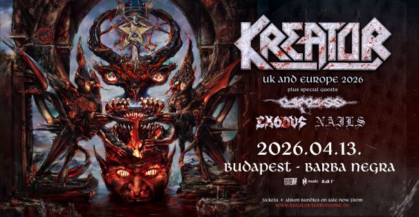 Kreator, Carcass, Exodus és Nails a Barba Negrában